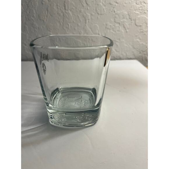Jack Daniels Old No 7 Brand Lowball Whiskey Rocks Square Glass Weighted Tumbler - Picture 4 of 8